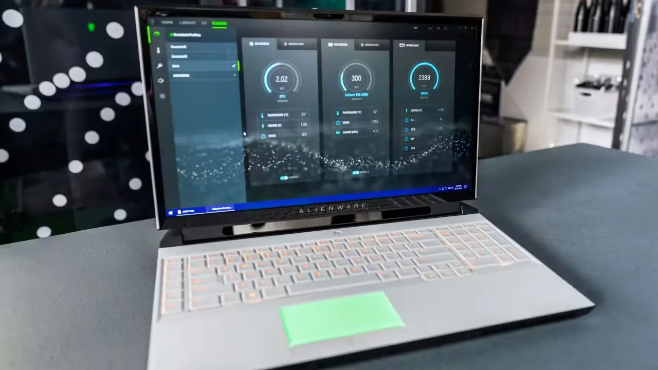 Laptop z kartą graficzną Nvidia